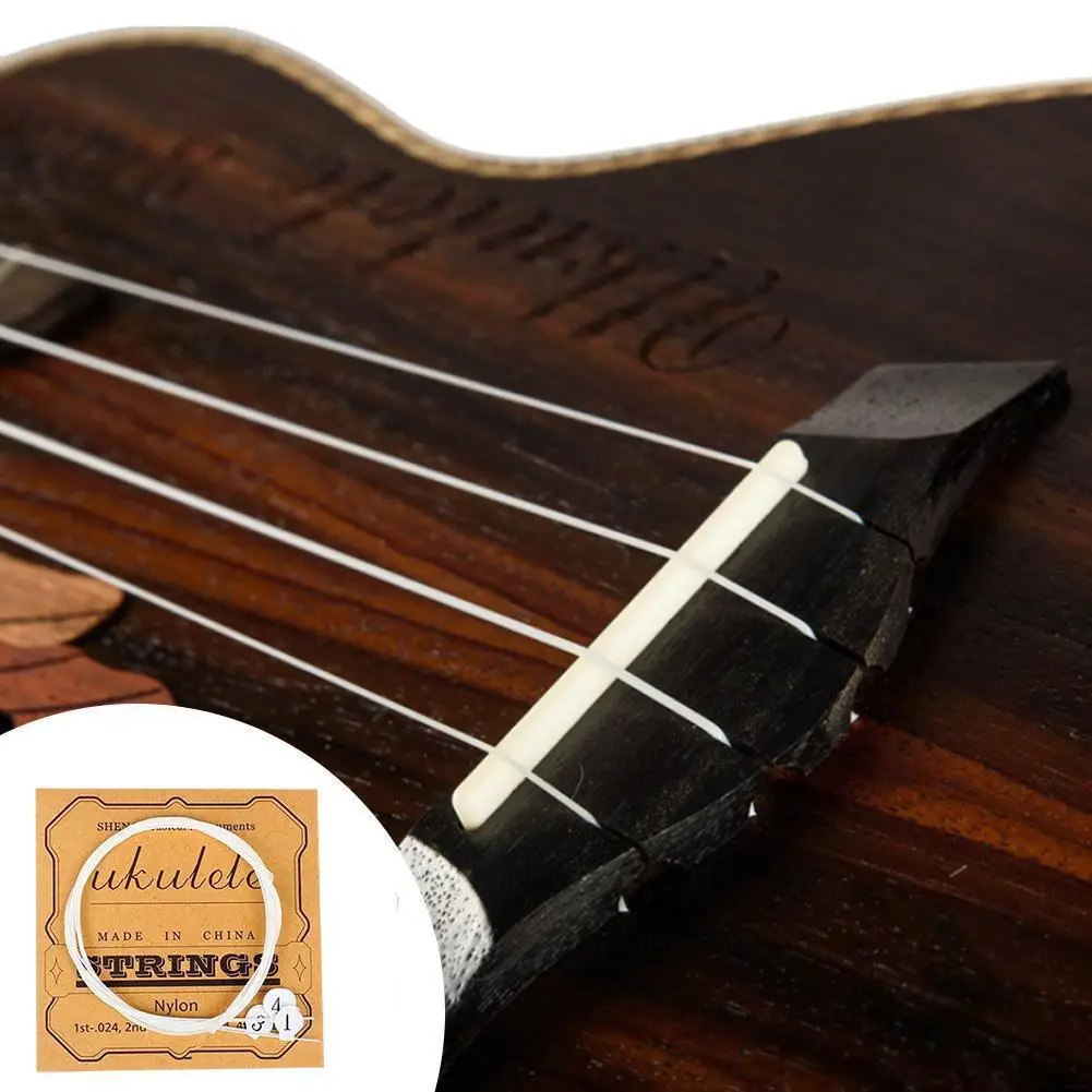 

New 4 Pcs/set Strings Replacement Part For Stringed Instrument Nylon Ukulele