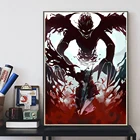 Плакат с драконом из японского аниме черный клевер, модульная Картина на холсте, домашний декор, HD печать, для гостиной, настенное изображение