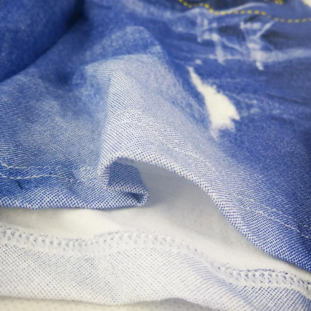 Трусы-боксеры мужские эластичные из дышащей ткани с 3D-принтом - купить по