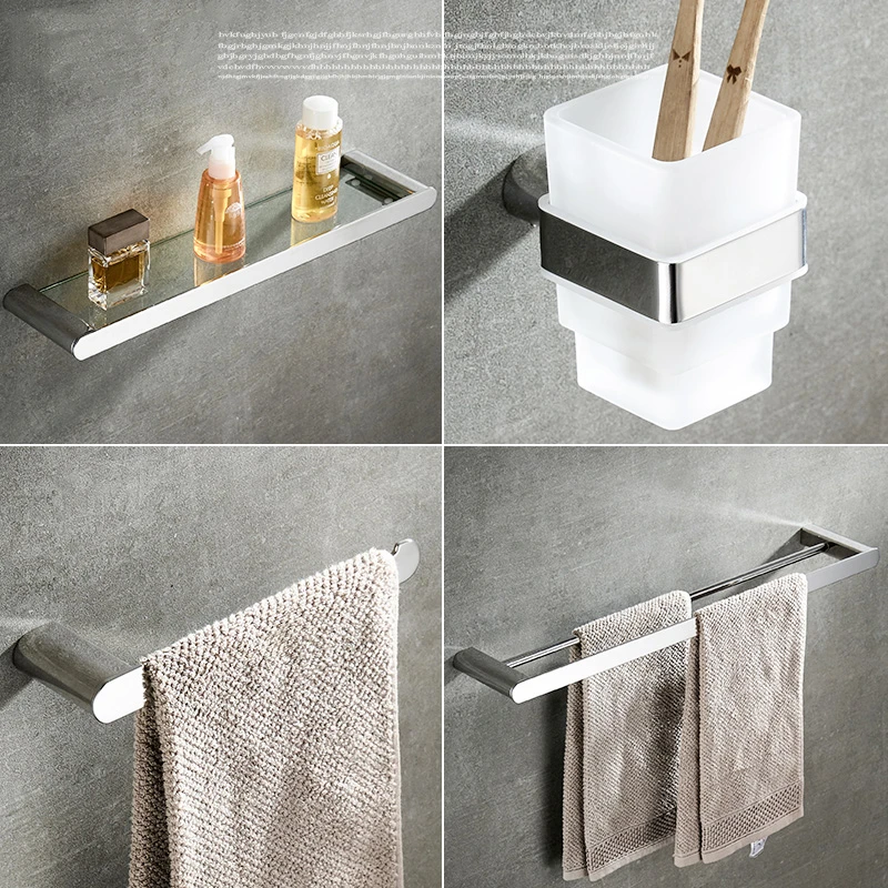 Набор аксессуаров для ванной комнаты из нержавеющей стали 304 крючок халата