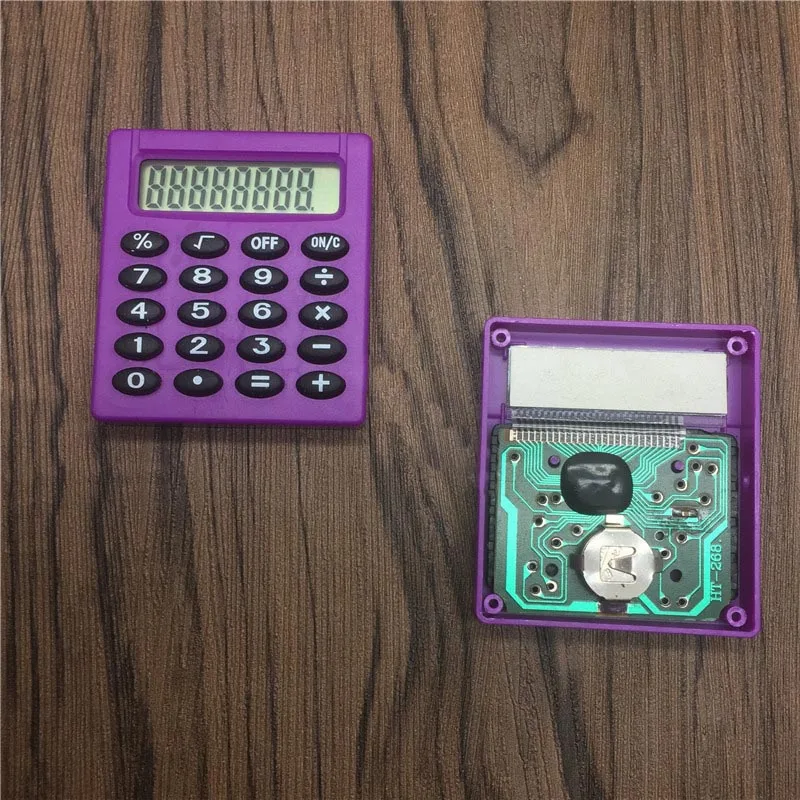 Карманный мультипликационный мини калькулятор Ha ndhold Тип Монета на батареях