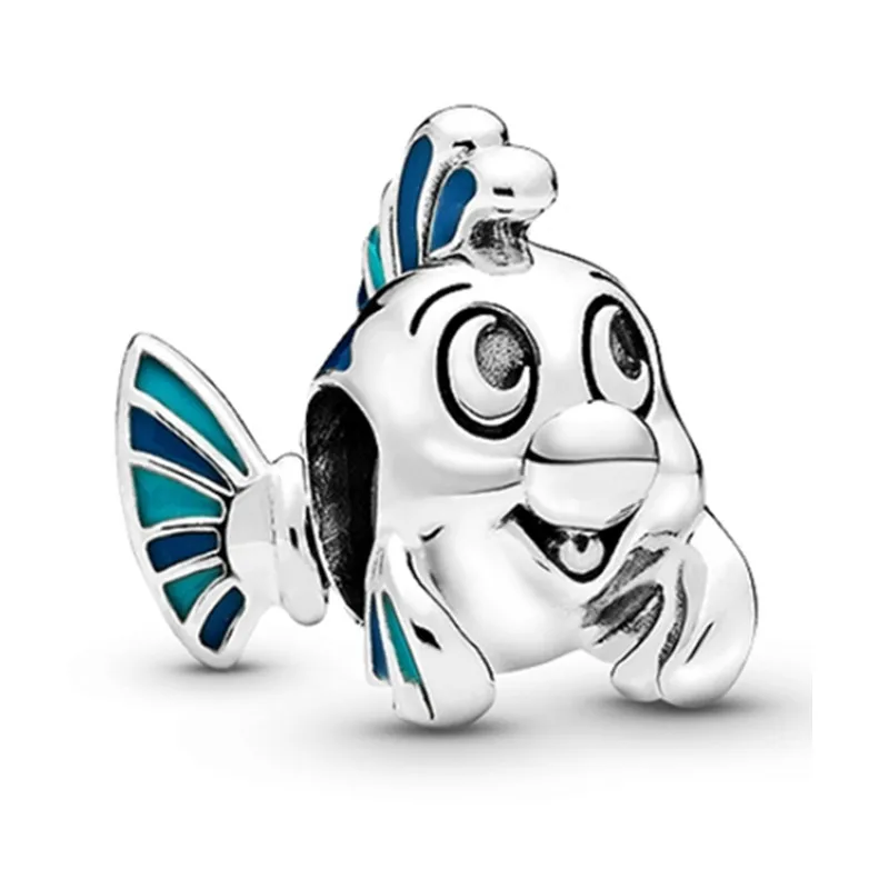 Fit Pandora Браслеты с подвесками браслеты для женщин для изготовления украшений вручную подарок для маленьких мальчиков и девочек кулон из эмалевого сплава Семейные бусины - Цвет: P544