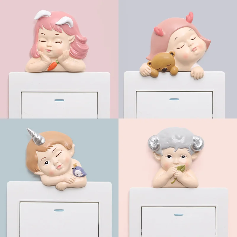 4 шт./упаковка декоративные настенные переключатели | Дом и сад