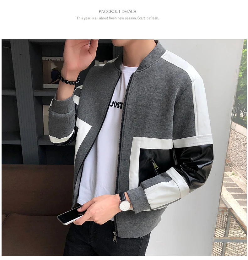 Мужская кожаная куртка Jaqueta De Couro Masculina, мужские кожаные куртки, мотоциклетные кожаные куртки для мужчин