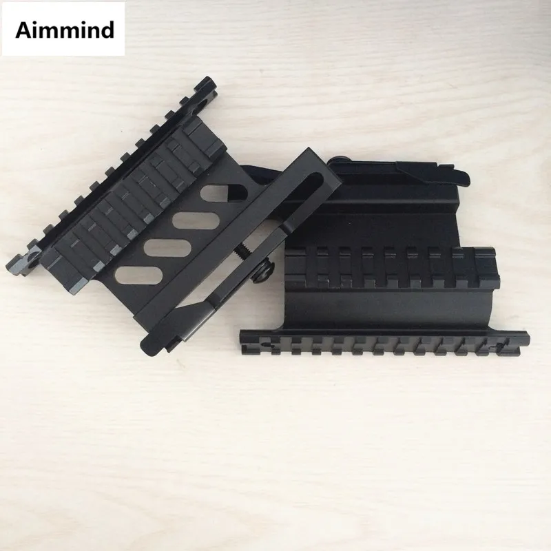 

K47 AK74 SAIGA Picatinny Weaver Side Mount Rail Quick QD 20mm picatinny Detach Double Side AK Scope Sight Mount Bracket