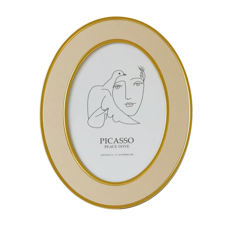 

Europe Round Picture Frames Classic Modern Single-frame Picture Frames Single-frame Quadros Decorativos Home Decor BD50FE