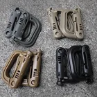 EDC прикрепить скобы Карабин D-ring клип Молл лямки Рюкзак Пряжка защелкивающийся замок Гримлок лагерь Поход горный подъем открытый