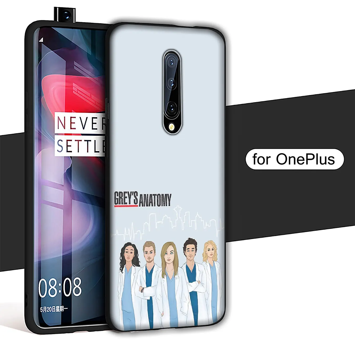 IYICAO American TV Greys Anatomy Nurse doctor Pattern Soft Silicone Phone Case for Oneplus 7T 7 Pro 6 6T 5 5T One Plus |