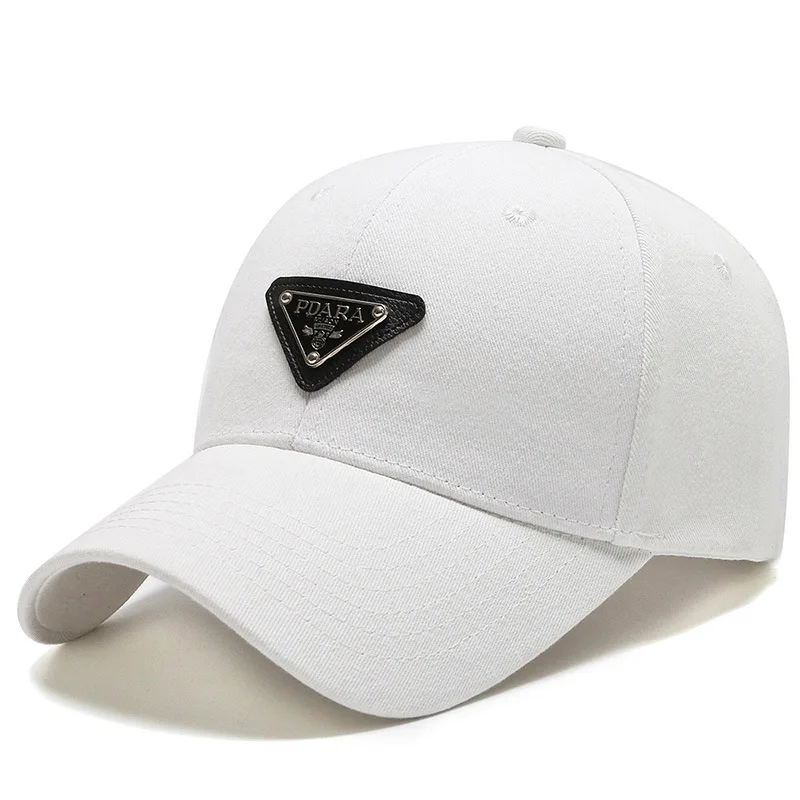 

2021 men's hats women's spring, summer and autumn all-match baseball cap Triangle Basebasun hat youth fashion couple duck tongue