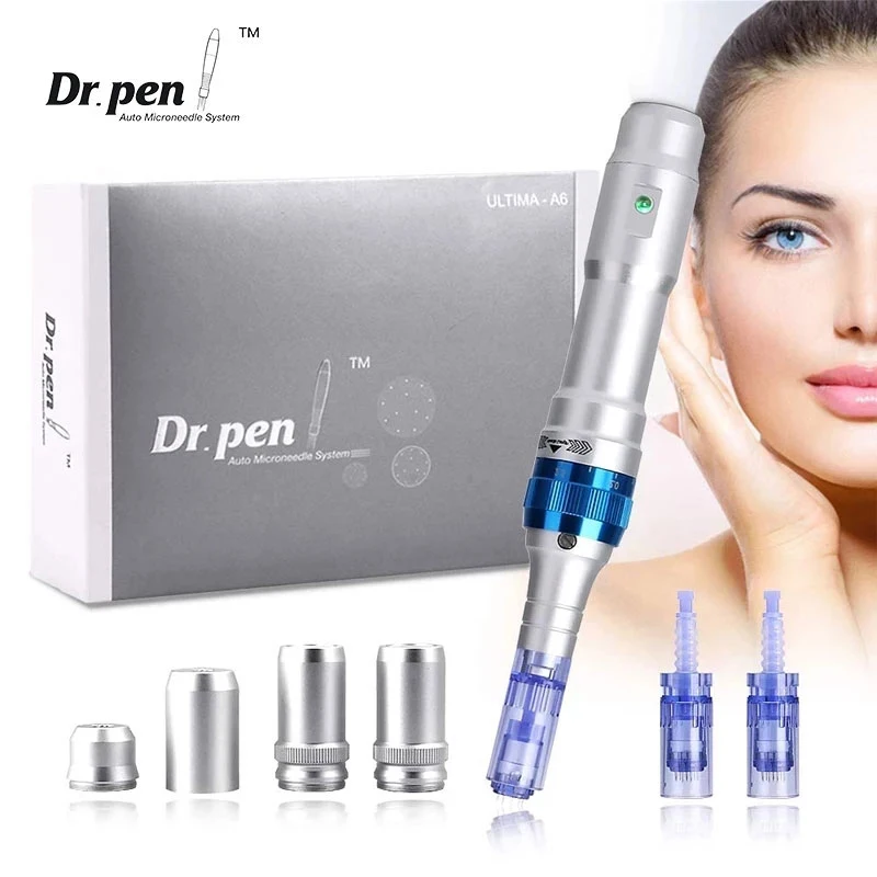 dr pen A6 Professional Microneedling Wireless Stamp Therapy skin care Rolling Pen Microblading Tattoo Gun