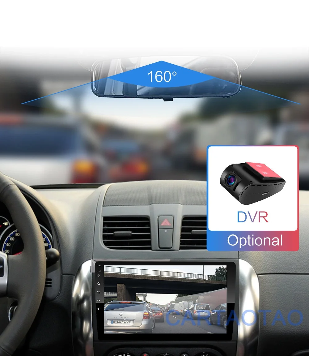 2G+ 32G " 2DIN Android 8,1 GO автомобильный DVD мультимедийный плеер для Suzuki SX4 2006-2012 автомобильный Радио gps навигация WiFi BT плеер 2 Din