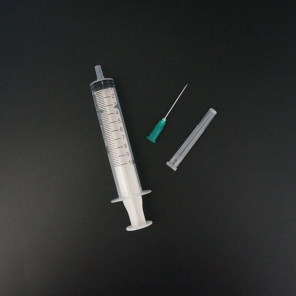 

30pcs Disposable Plastic sterile injection syringe, Liquid Syringe with Needle 1/2/5/10/20/30ml for Industrial use