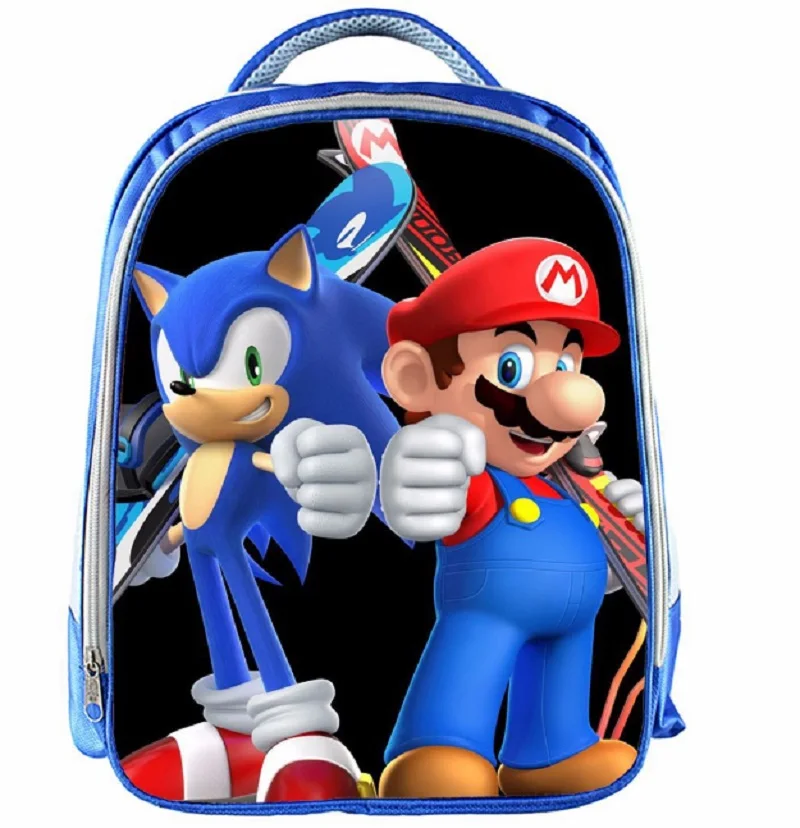 Детский Школьный рюкзак для мальчиков и девочек ранец с мультяшным рисунком