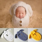 Спальный мешок для новорожденных, реквизит для фотосъемки, одежда для маленьких девочек и мальчиков, аксессуар для фотосессии