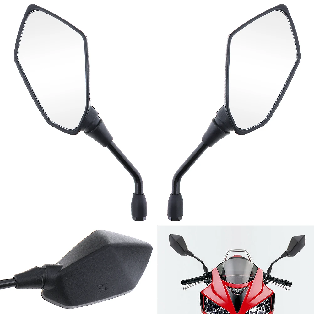 Боковое зеркало заднего вида для мотоцикла 2 шт./лот 10 мм Kawasaki Z1000 Z750 ER6 03 11 04 ER 6N 06