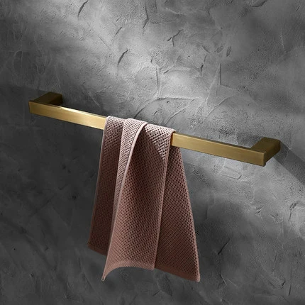 towel shelf Senlesen Золотая кисть Набор аксессуаров для ванной комнаты Золотой латунный крюк стойки для полотенец Бар Полка держатель бумаги держатель для зубной щетки - Цвет: towel shelf