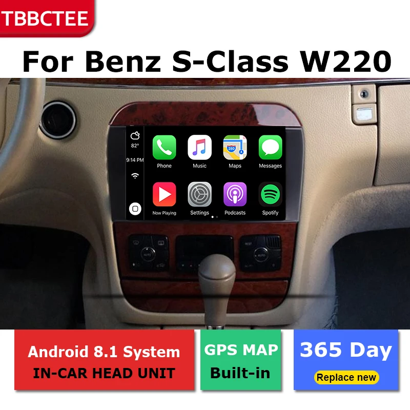 2Din автомобильный мультимедийный плеер для Mercedes Benz S Class W220 1995 ~ 2005 Android радио GPS