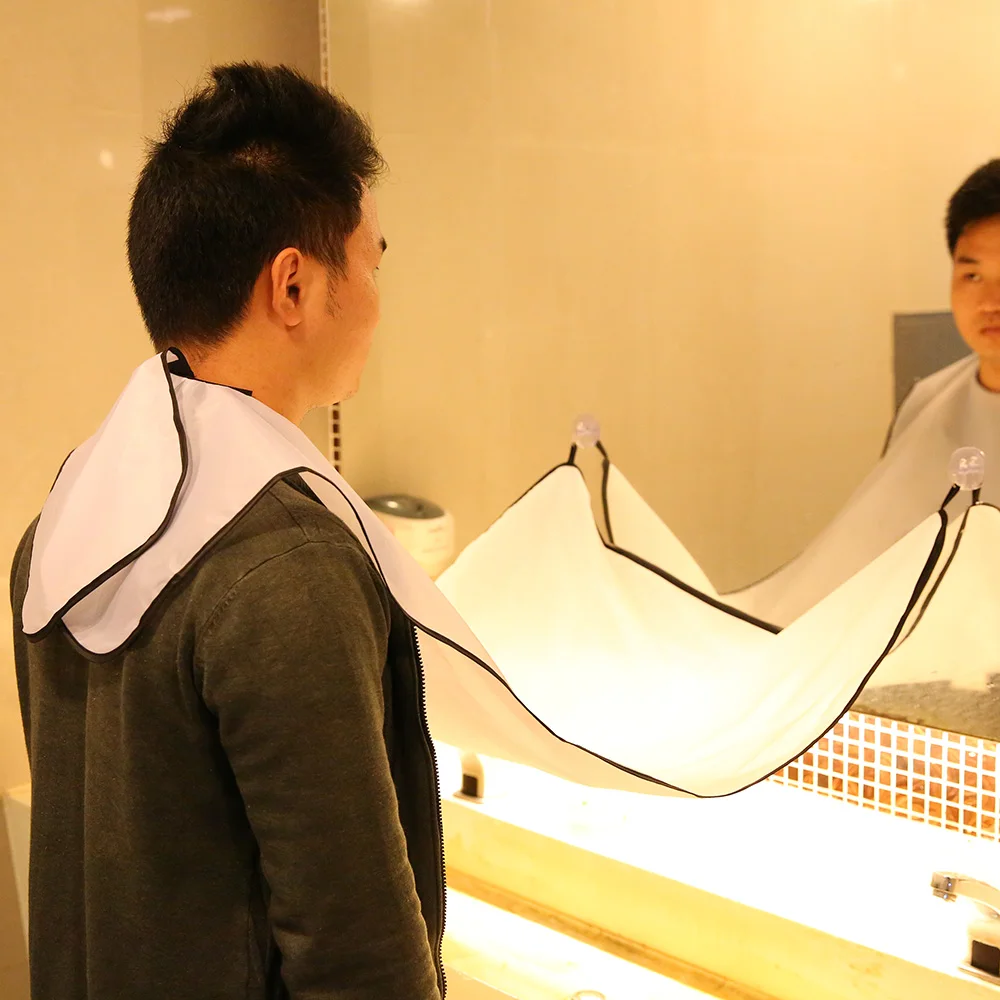 Мужской фартук для ванной комнаты бритья бороды бритва держатель волос борода