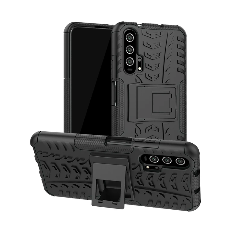 Rugged Phone Cases For Honor 20 Case Pro Lite i 20i Armor Stand Cover Huawei View V20 Bumper |