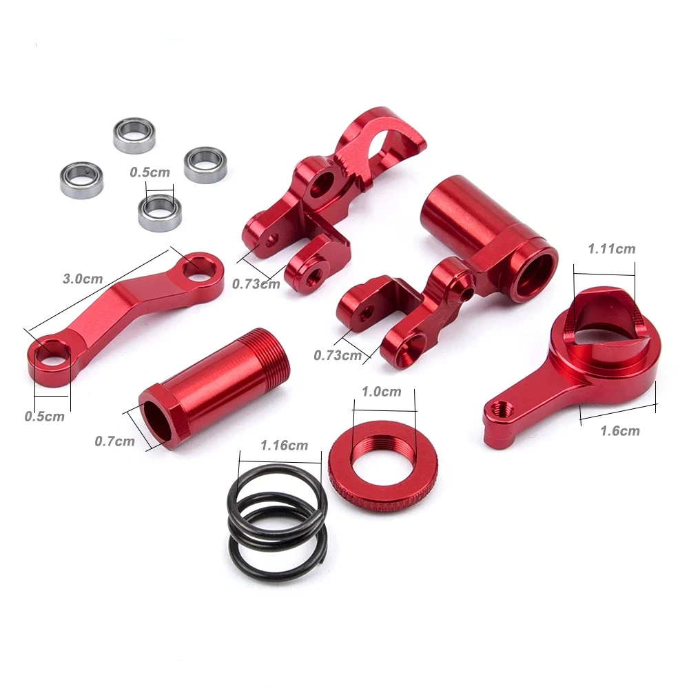 Алюминиевые рулевые колодки сервопривод с пружиной шарикоподшипником 5x8x2 5 мм