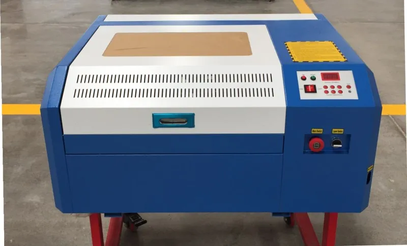Co2 лазерная гравировальная машина, 40*40 см рабочая зона diy50w Лазерная резка машина, маленькая лазерная гравировальная машина, M2 доска