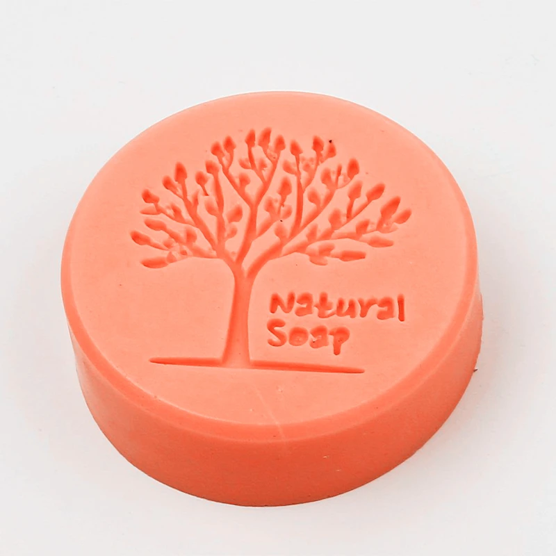 Форма дерево восковый узор круглая мыльница формы для свечей силиконовая форма