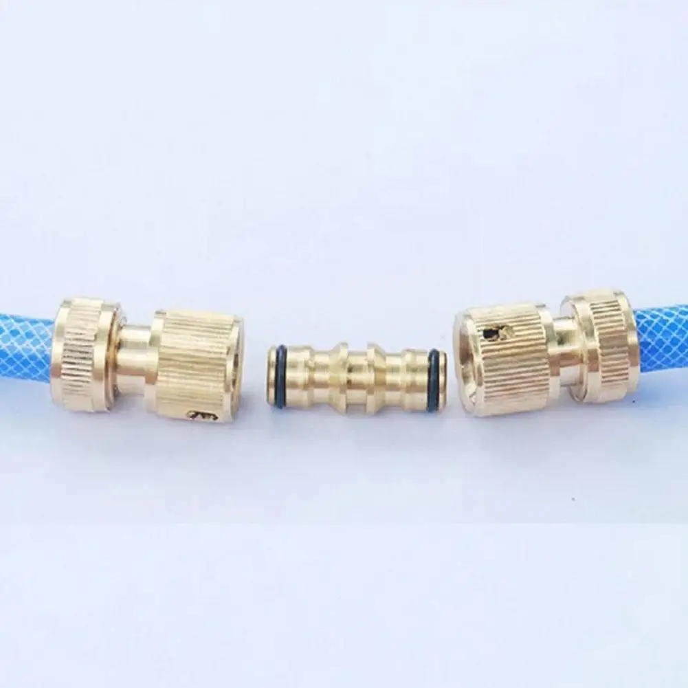 

Copper Double-pass Nipple Interface Water Pipe Butt Copper Extension Joint Pipe Connector Joint Repair Water Water Gun G5C9