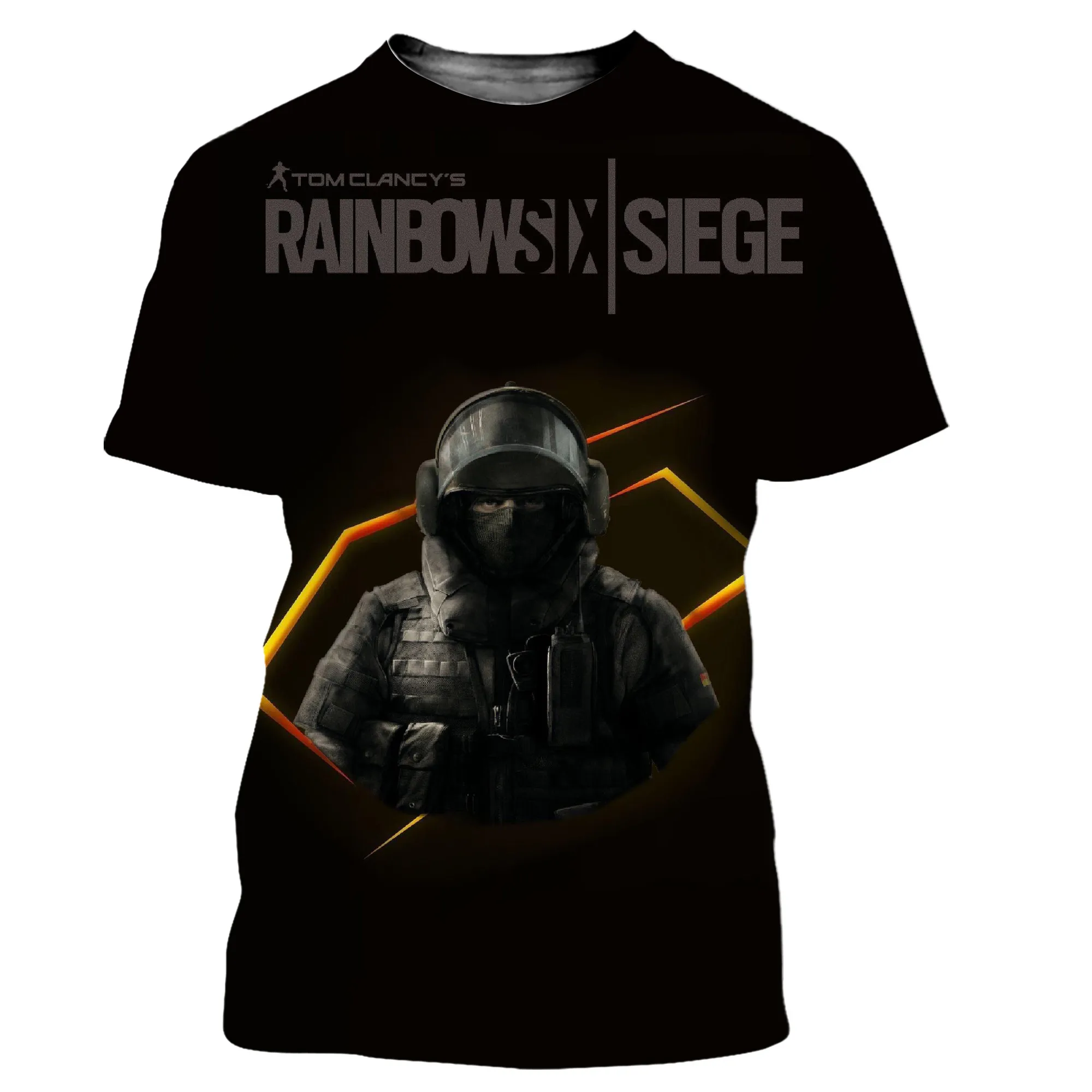 Мужская/Женская Новинка 2021 модная крутая футболка с 3D рисунком радуги и шестерки