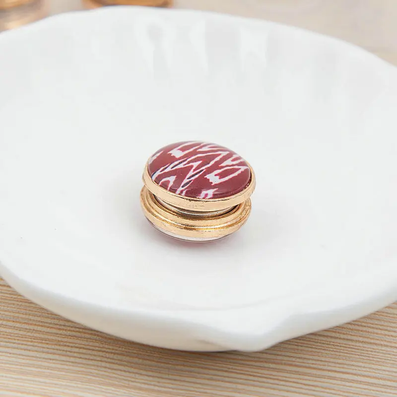 6 шт. цветные магнитные булавки в полоску круглые хиджабы шарфы стразы магнитная