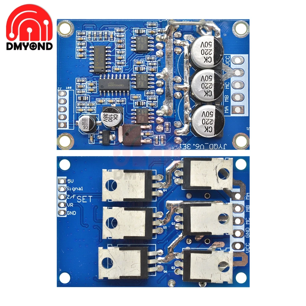 DC 12V 36V 500W ШИМ балансировка двигателя бесщеточный мотор управления Лер