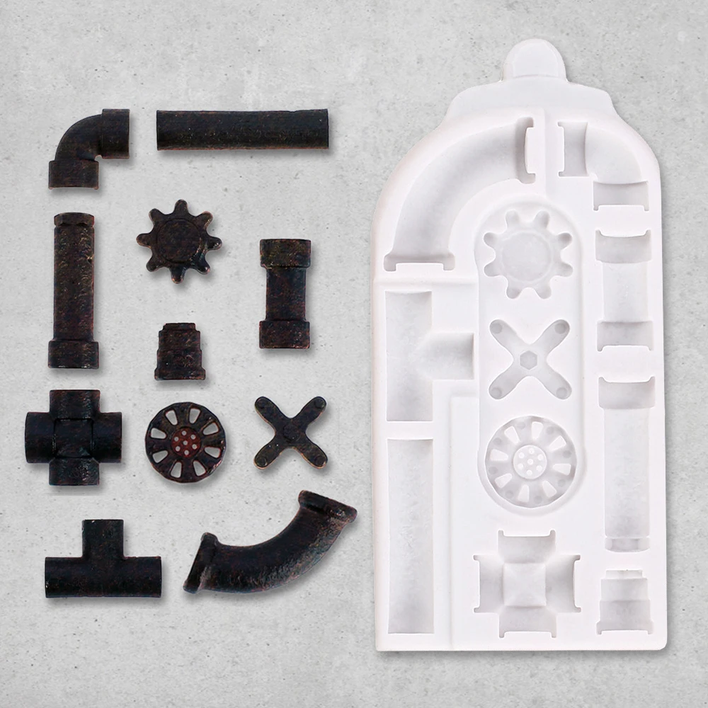 

DIY Silicone Resin Jewelry Molds for jewelry making unique punk gear wheel clock designs Epoxy Molds Jewelry Tools Accessories