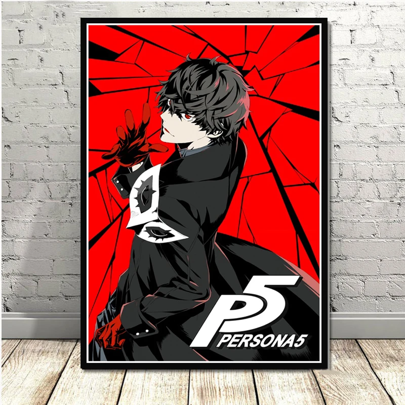 Persona 5 постер для видеоигр настенные художественные плакаты и принты Картина на