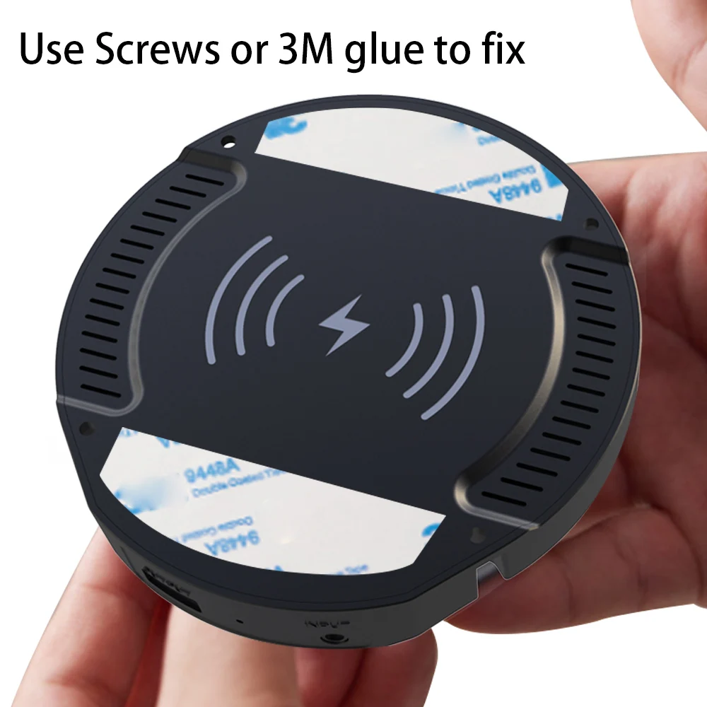 35mm Long Distance Wireless Charger Invisible Base Hide Desktop Table Fast Air Charging for iPhone 11 Pro Max Xs Samsung S21 S20 | Мобильные