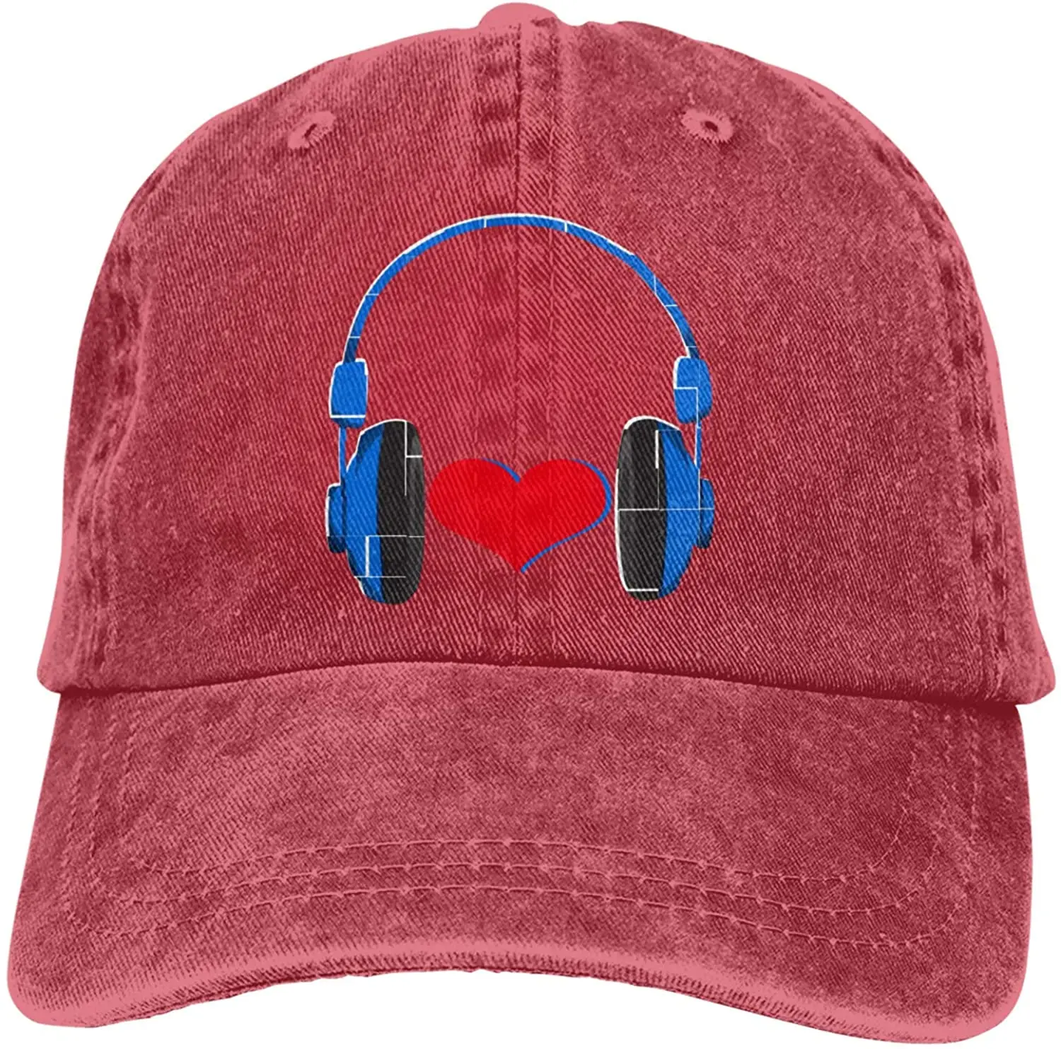 

Music Love Sports Denim Cap Adjustable Unisex Plain Baseball Cowboy Snapback Hat