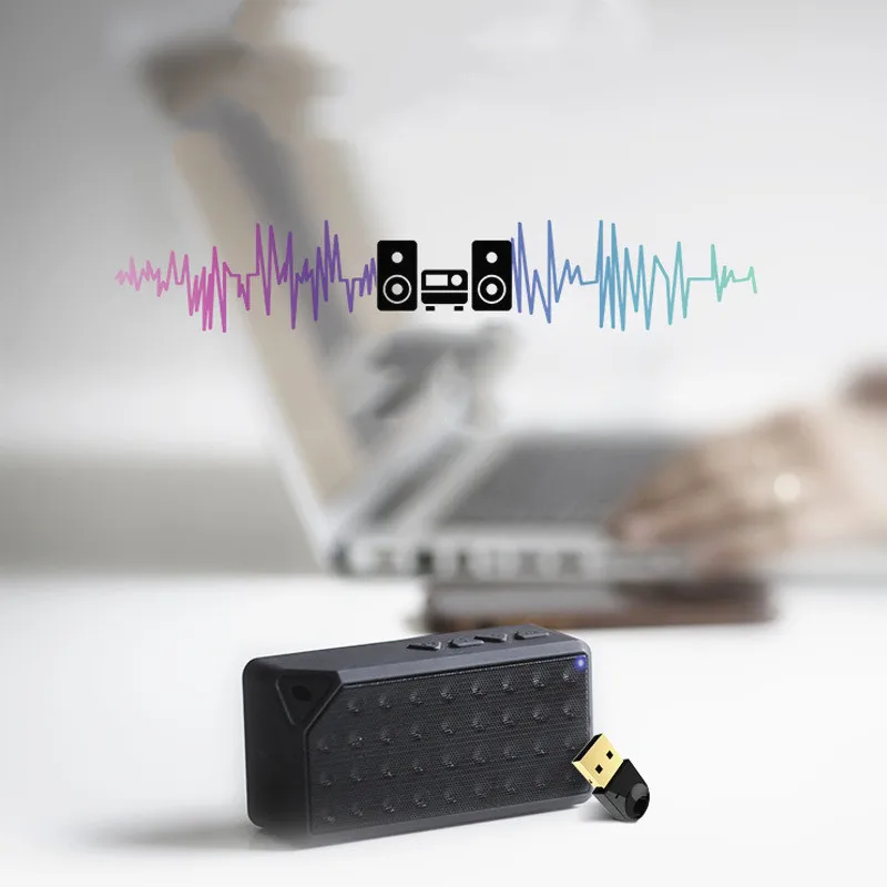 1 шт. беспроводной usb-адаптер Bluetooth 4,0 Bluetooth ключ Музыкальный звуковой приемник Bluetooth передатчик для компьютера ПК ноутбука
