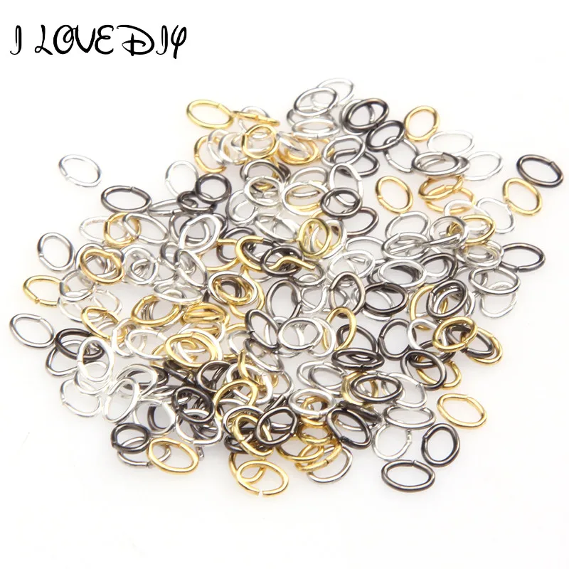 

Оптовая Продажа 1000 шт антикварные серебряные/Золотые/бронзовые овальные кольца с открытым металлическим кольцом ювелирные изделия