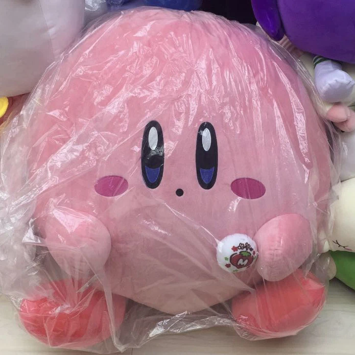 Аниме игра Brave Kirby милая розовая Плюшевая Кукла Kawaii мультяшное изображение мягкие игрушки Рождественский подарок коллекция украшений