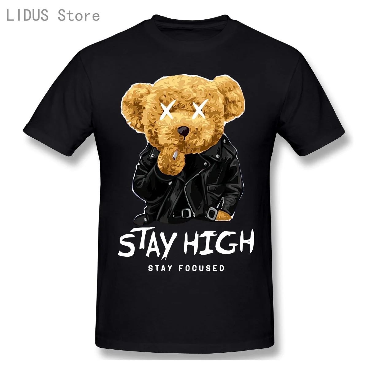 

Модная мультяшная футболка с изображением медведя Тедди, футболка в стиле Харадзюку, женская брендовая футболка, топ
