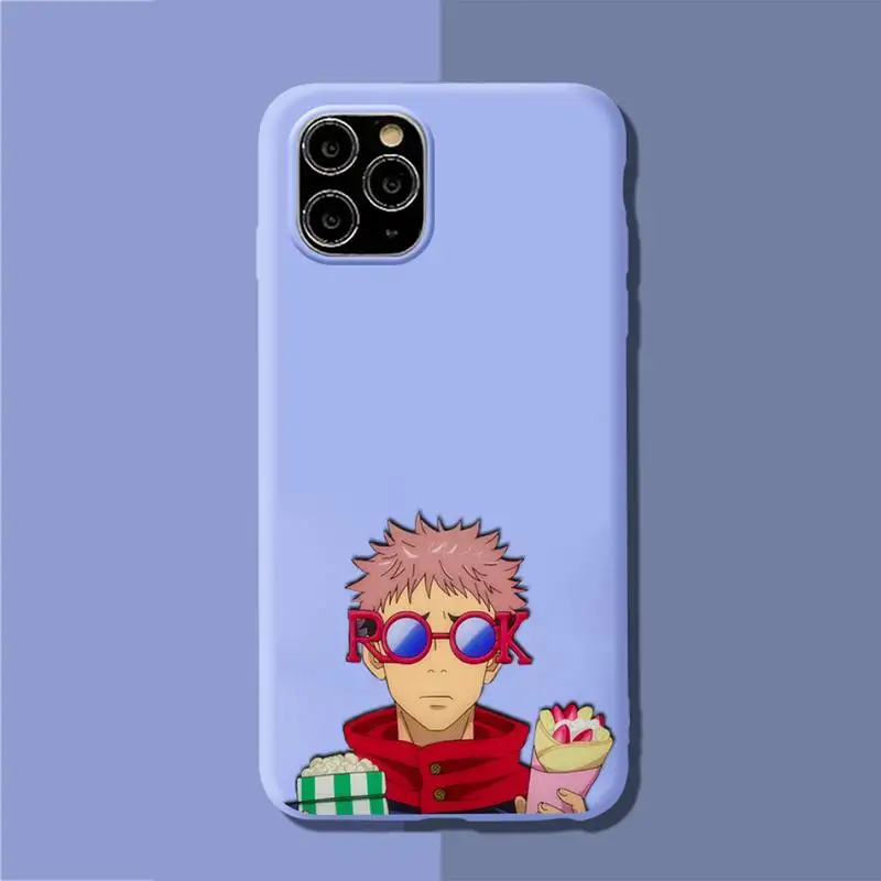 

Anime Jujutsu Kaisen Itadori Yuji Phone Case for iphone 11 12 mini pro max 7 8 plus 6 6s x xs max xr coque