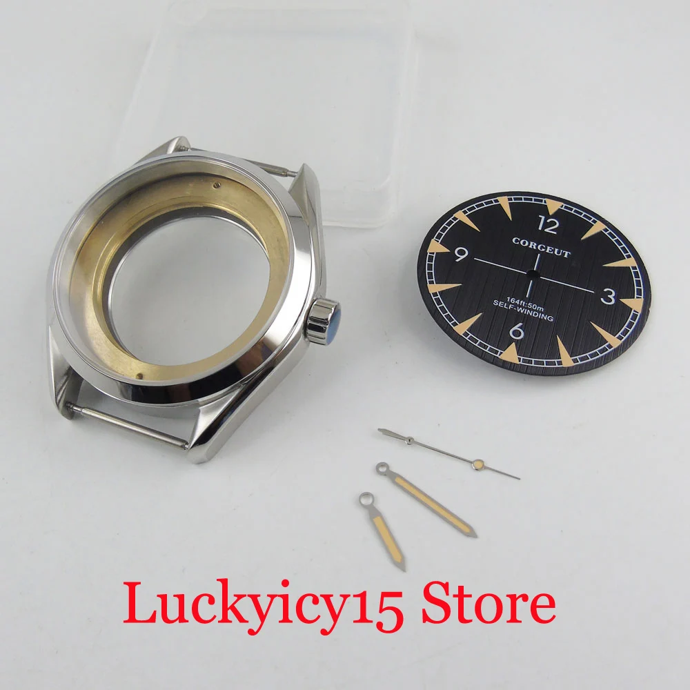 

41MM Automatic Watch Case + 33.5mm Watch Dial +Watch Hand Fit MIYOTA Auto Movement