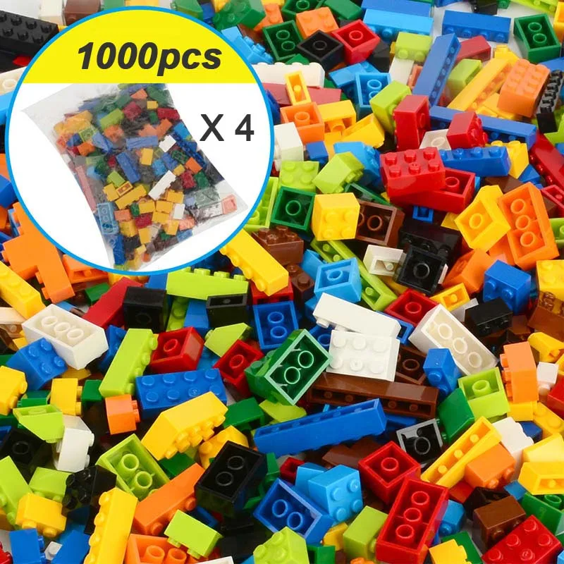 Пазл 1000 шт. строительные блоки город DIY творческие Совместимые с inglys Базовая