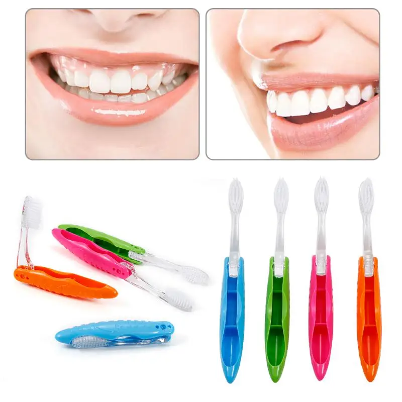 1 шт. Портативная Складная зубная щётка | Красота и здоровье