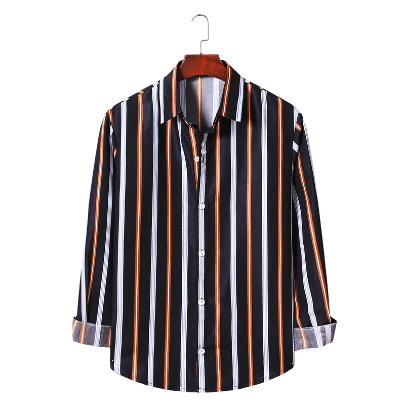 Aoliwen брендовая Новая мужская рубашка в деловом стиле тонкая мягкая удобная