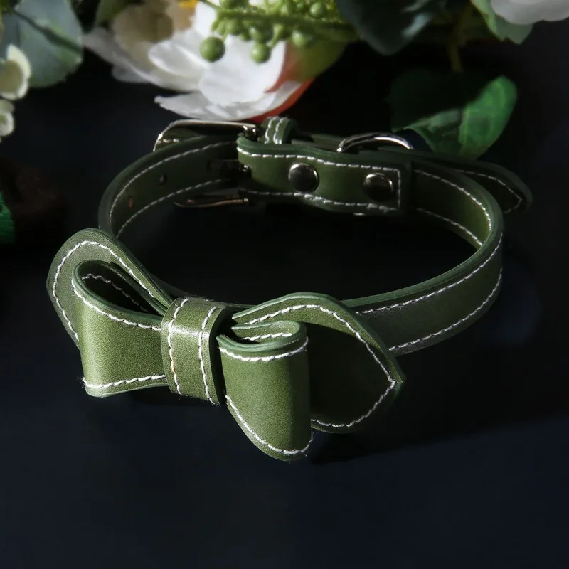 Однотонный модный галстук-бабочка для кошек и собак ошейник-бабочка маленьких