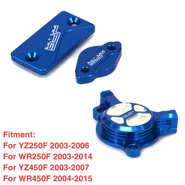 

Для YAMAHA YZ250F 03-06 WR250F 03-14 YZ450F 03-07 WR450F 04-15 мотоциклетный передний задний тормозной резервуар Крышка жидкости масляный фильтр