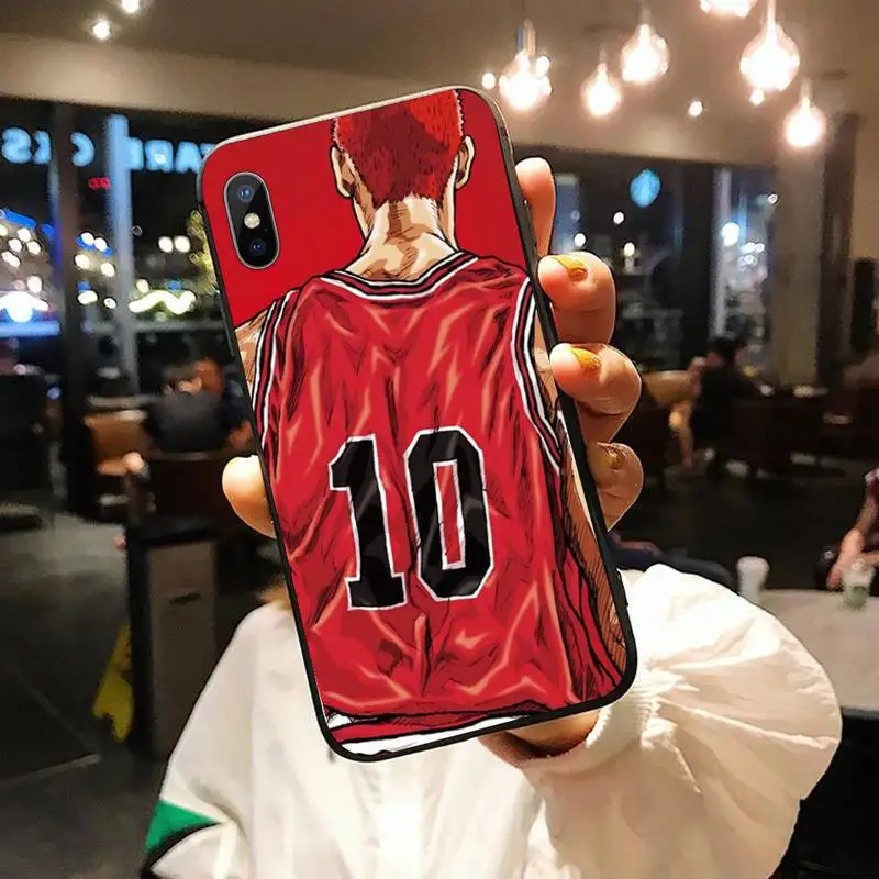 

Anime SLAM DUNK Japan basketball Phone Case for iPhone 11 12 pro XS MAX 8 7 6 6S Plus X 5S SE 2020 XR