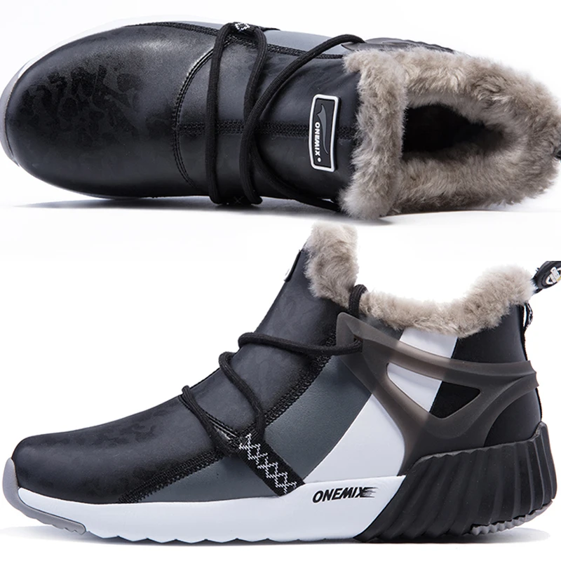 Женские зимние ботинки ONEMIX сохраняют тепло кроссовки для женщин удобная обувь