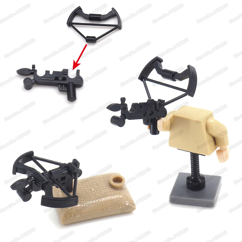 Военный поворотный пистолет оружие строительный блок армия WW2 фигурки солдат