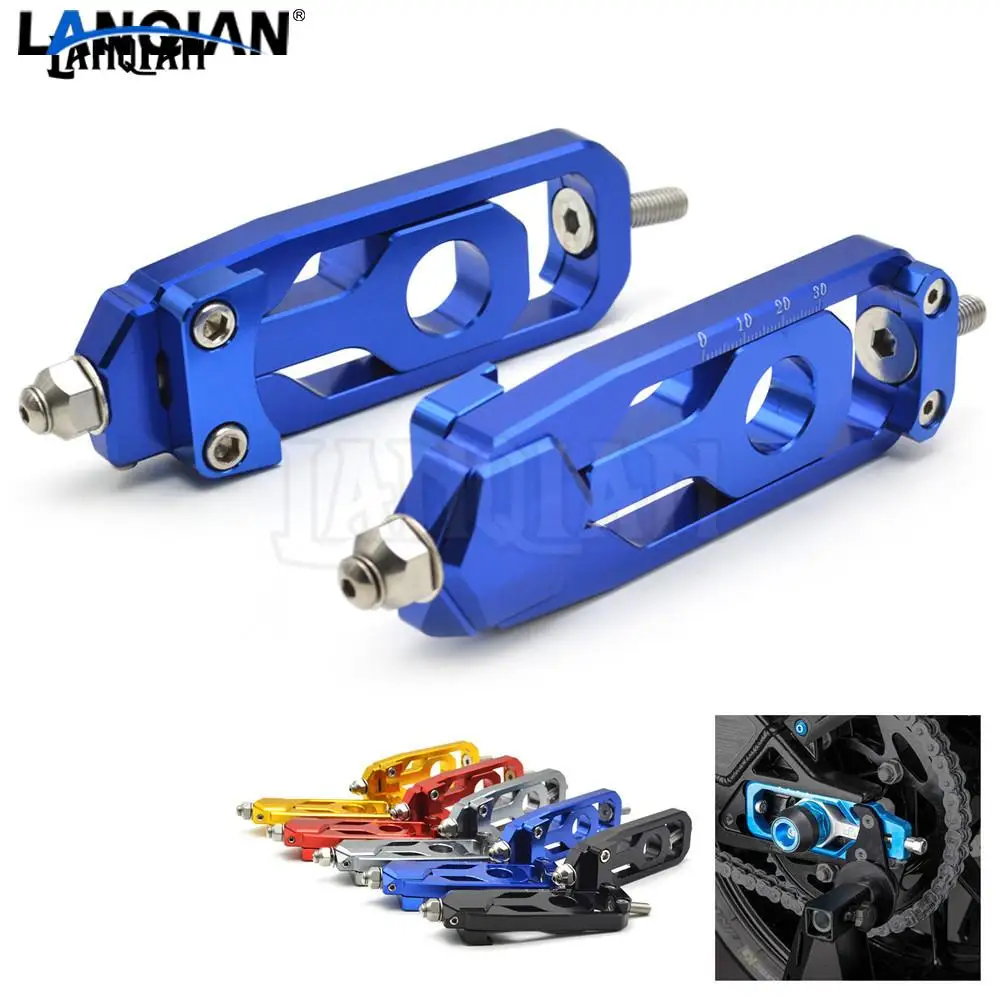 

Motorcycle accessories CNC Rear Axle Spindle Chain Adjuster Tensioners Catena for yamaha MT-09 tracer FZ-09 FZ09 MT09 FZ MT 09