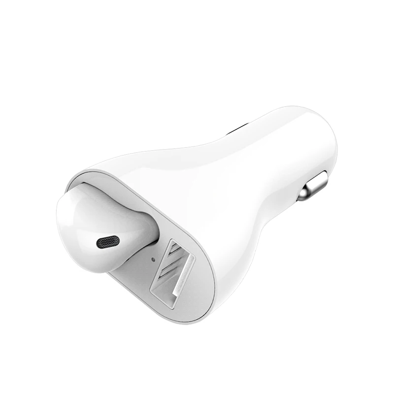 USB Автомобильное зарядное устройство беспроводная Bluetooth гарнитура портативная 2